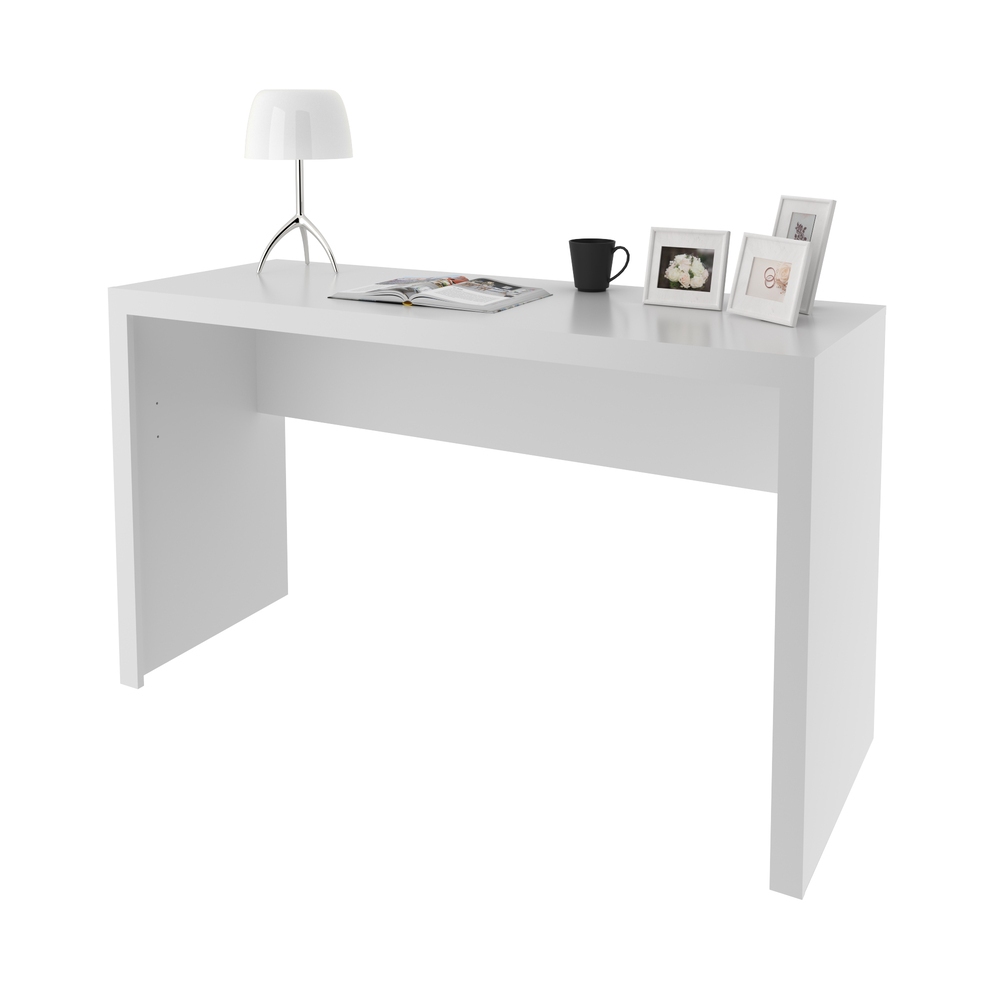 Mesa Escrivaninha para Escritório Home Office Branca ME4135 - Tecnomobili