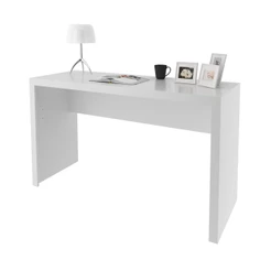 Mesa Escrivaninha para Escritório Home Office Branca ME4135 - Tecnomobili