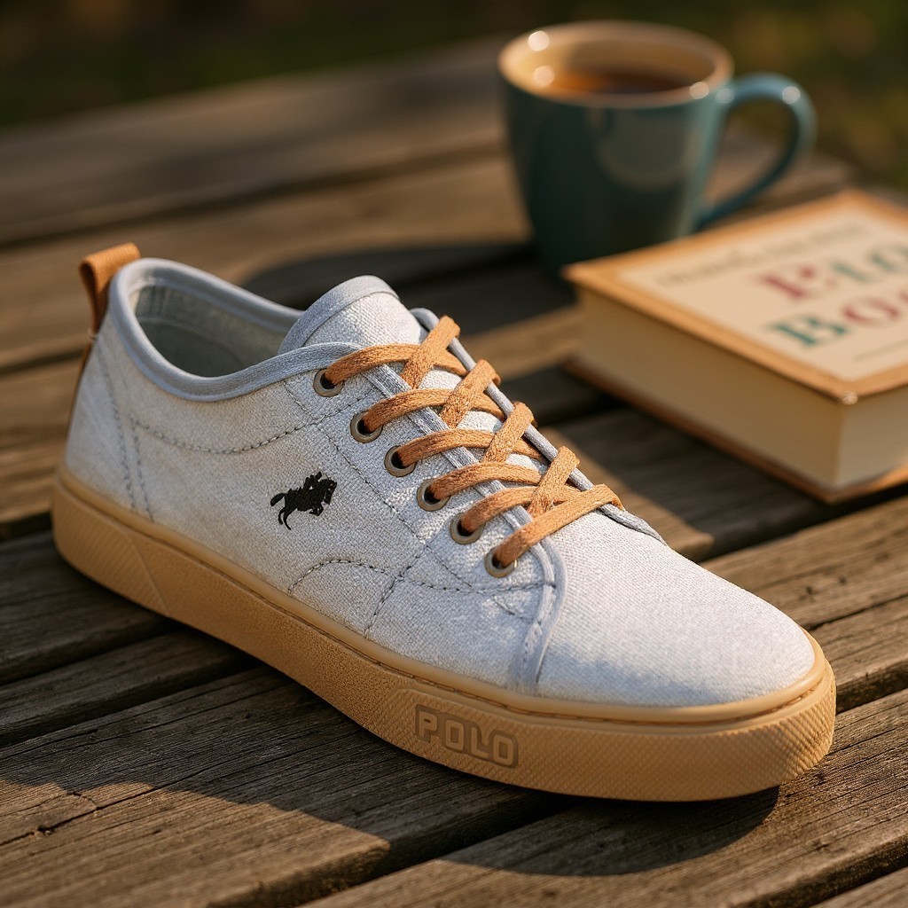 Tênis Slip On Polo Casual Masculino Lona Conforto, Leve e Estilo Durável