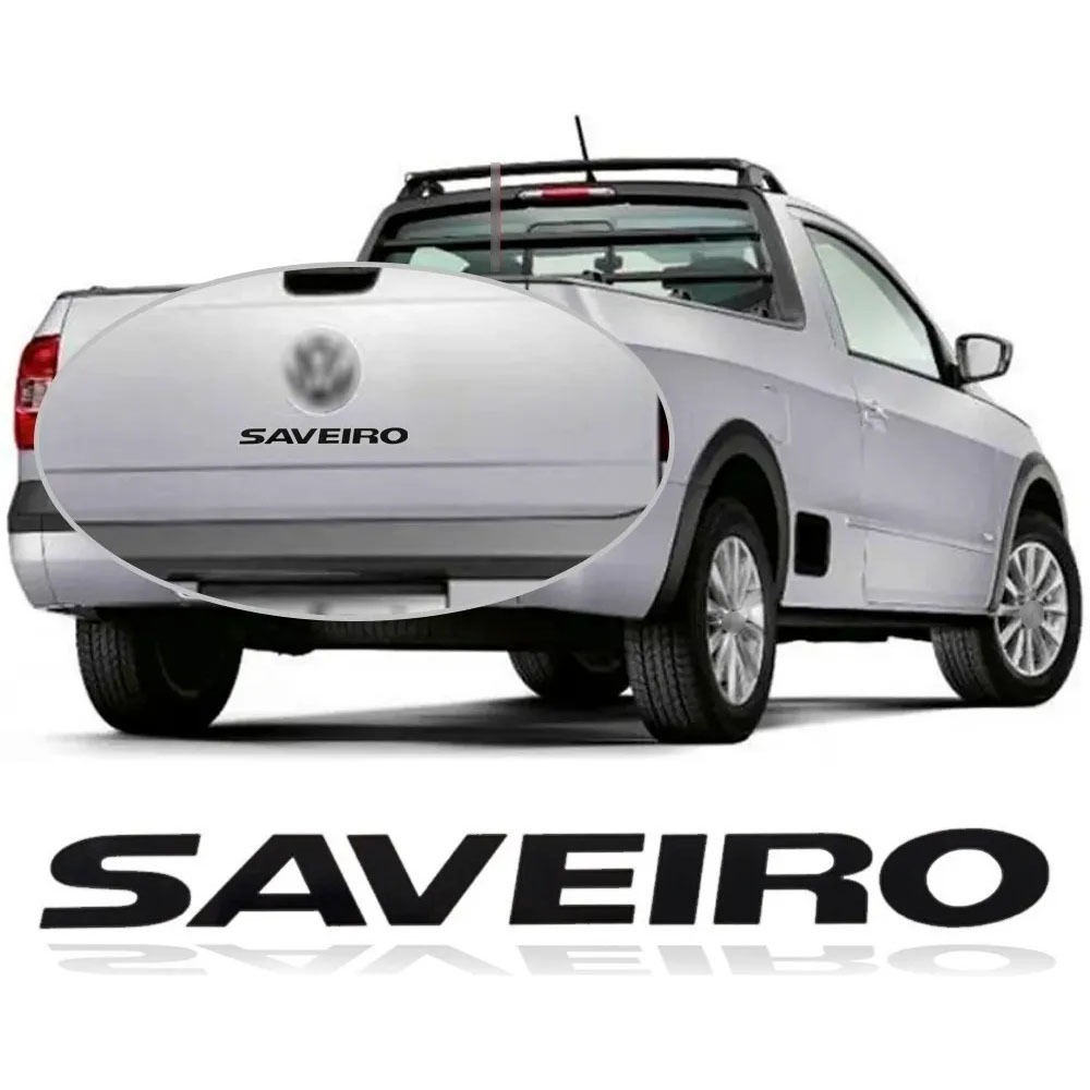 Emblema Faixa Adesivo Traseiro Tampa Caçamba Saveiro G5 G6 2010/2021