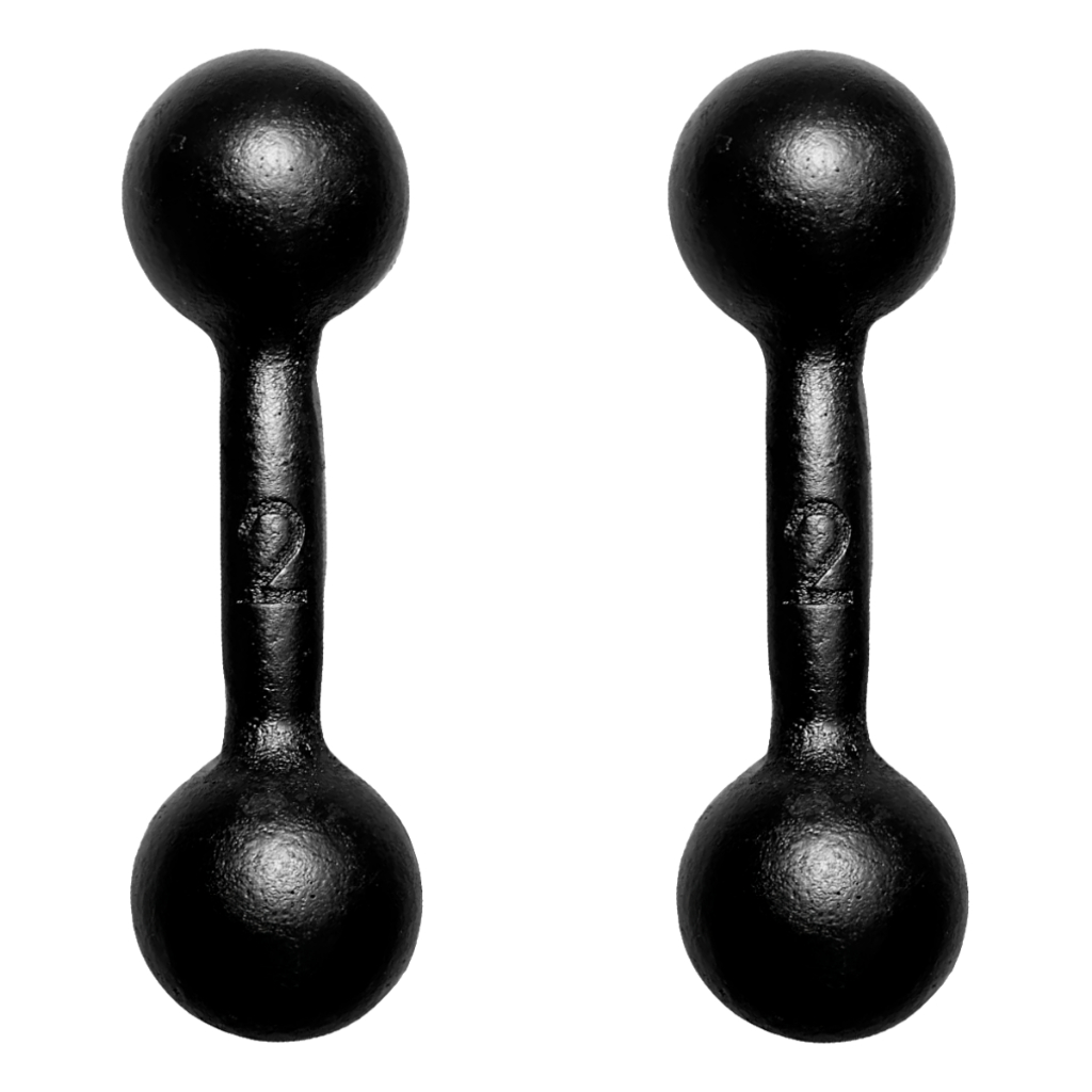 Halter Bola Pintado 2kg Treino Musculação Peso Livre Funcional Academia
