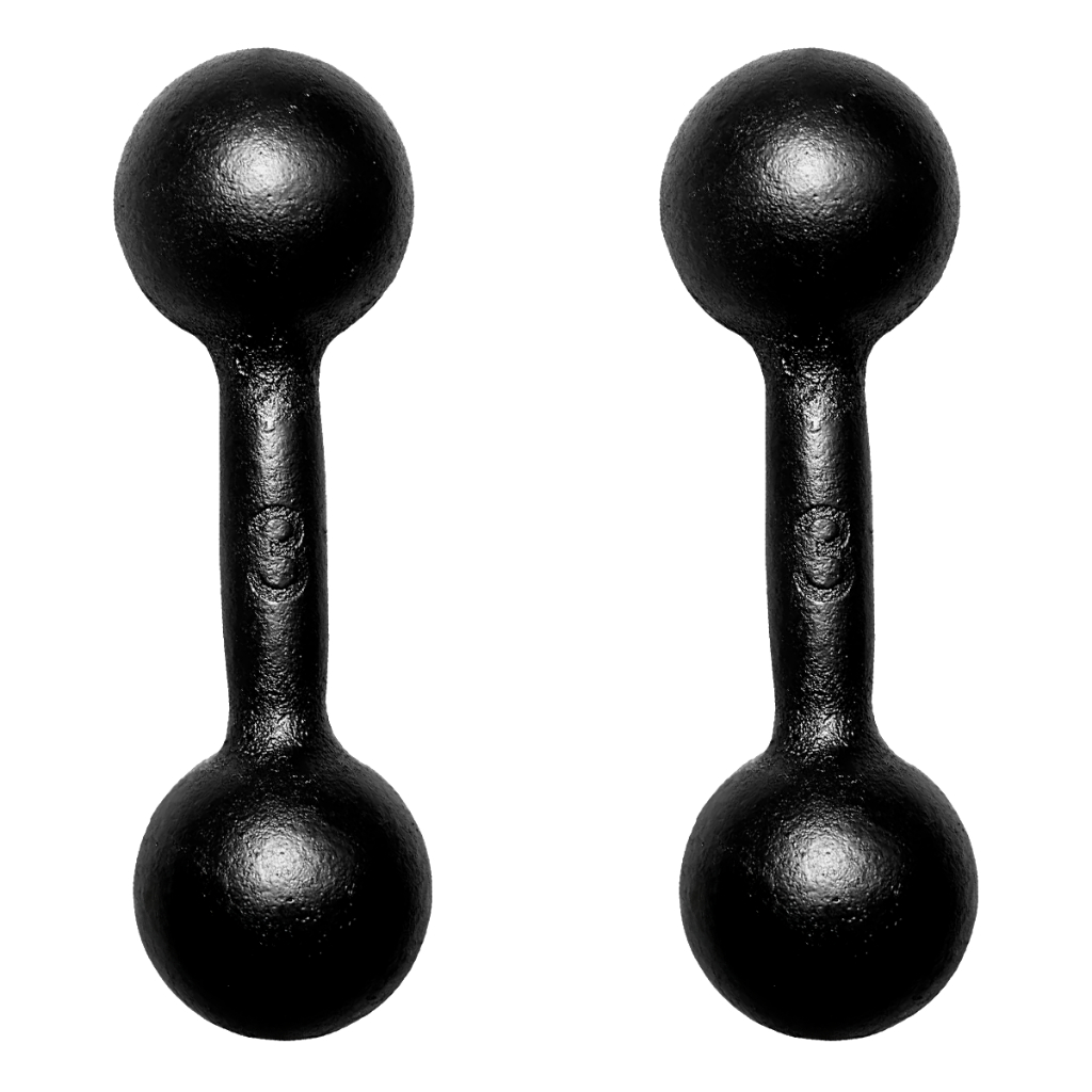 Par Halter Bola Pintado 3kg Treino Musculação Peso Livre Funcional Academia