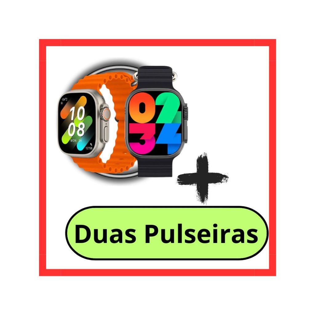 Smartwatch Relógio Smart Watch ultra  SE-9 49MM, 7 PULSEIRA LANÇAMENTO 2025
