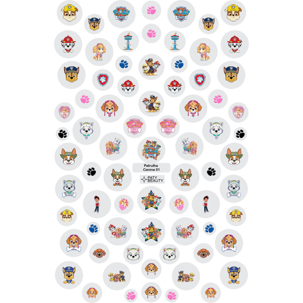 Adesivos de Unha Patrulha Canina: Onde Comprar | BuscaProdutos