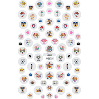 70 Adesivos para Unha Personagens Patrulha Canina Infantil Pelicula 3d em Oferta na Shopee