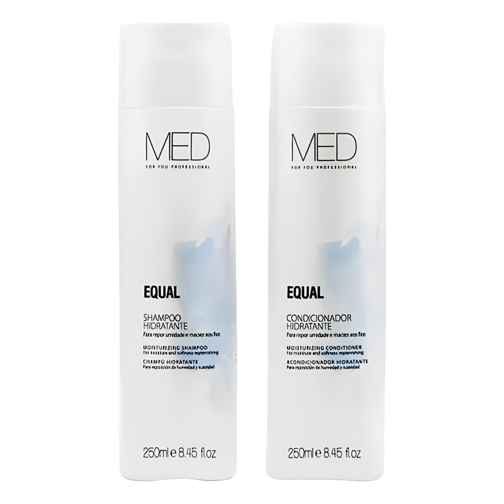 Med for You kit Shampoo e Condicionador Equal hidratante home Care