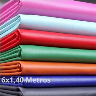 6 metros de Bagum Napa impermeável, ideal para bolsas, mochilas e decorações, 1,40 cm de largura. em Oferta na Shopee