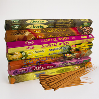 Incenso Indiano Bic Caixa com 8 varetas - Diversos em Oferta na Shopee