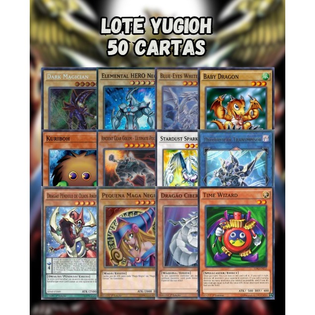 Yu-Gi-Oh! Lote 50 Cartas Yugioh em Oferta na Shopee