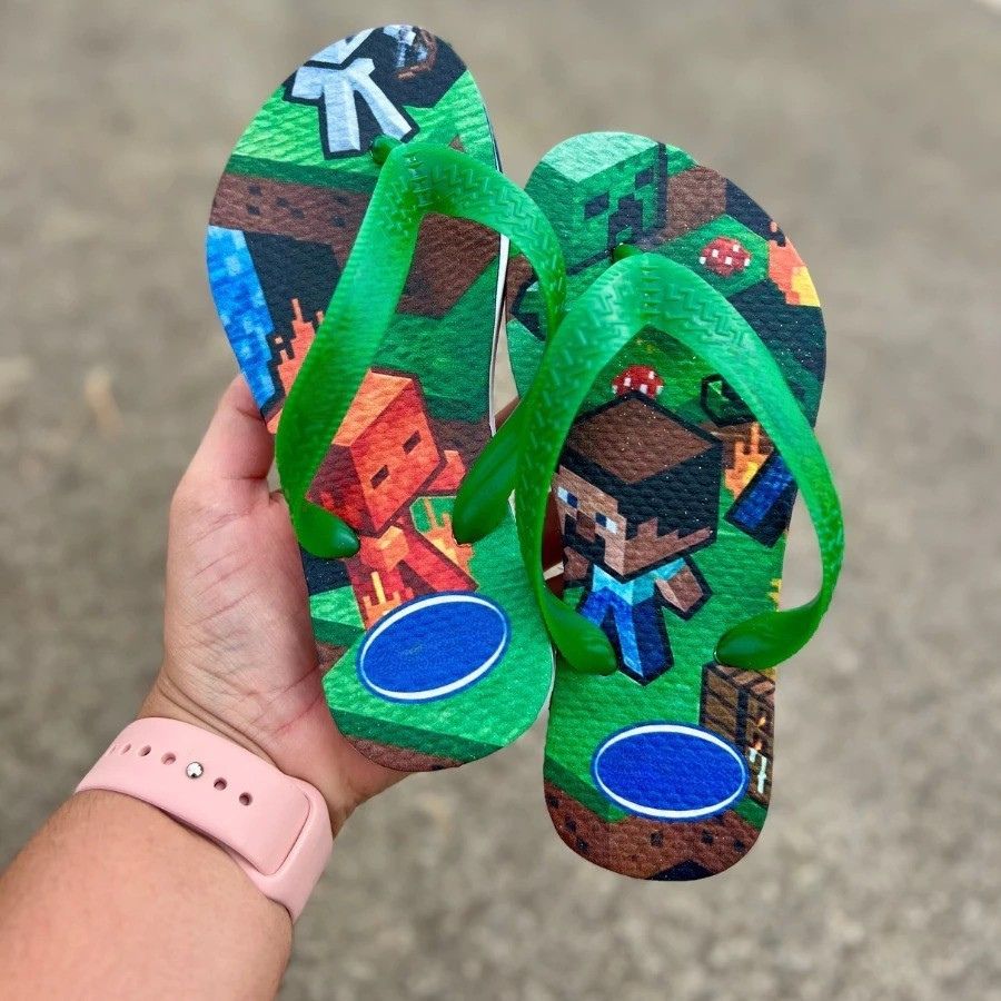 Chinelo Infantil Tira Grossa Confortável e Lindo do 25 ao 32