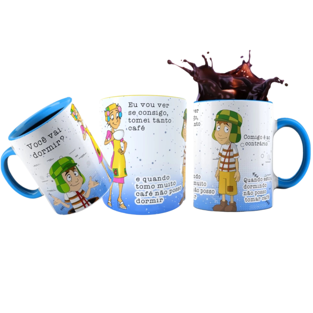 Caneca Chaves Você Vai Dormir 325ml Cerâmica Personalizada Sublimação