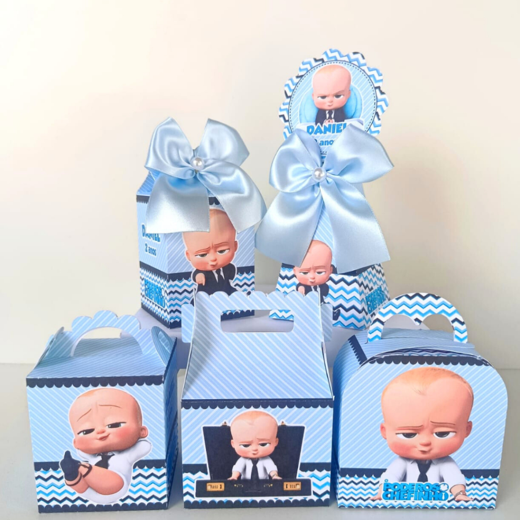 PEGUE E MONTE - Personalizados Poderoso Chefinho Lembrancinhas Caixinhas para festa/Kit caixas /Kit festa aniversário