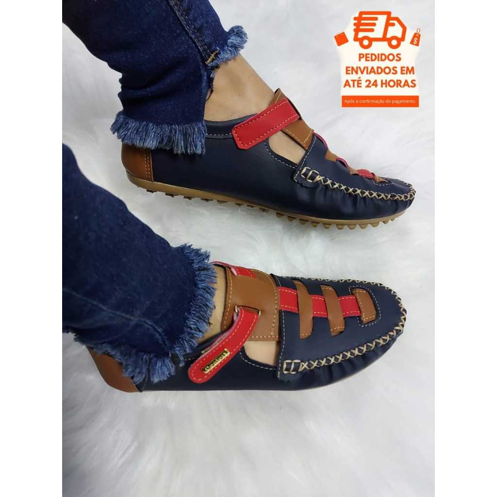 Mocassim feminino gladiador Promoção envio rápido em Oferta na Shopee