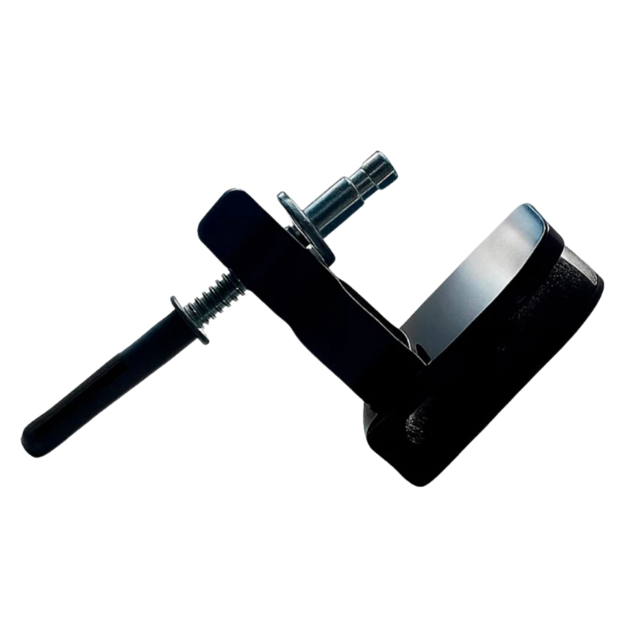 Fixador Trava De Porta Pressão Rodapé Piso M1702 Preto