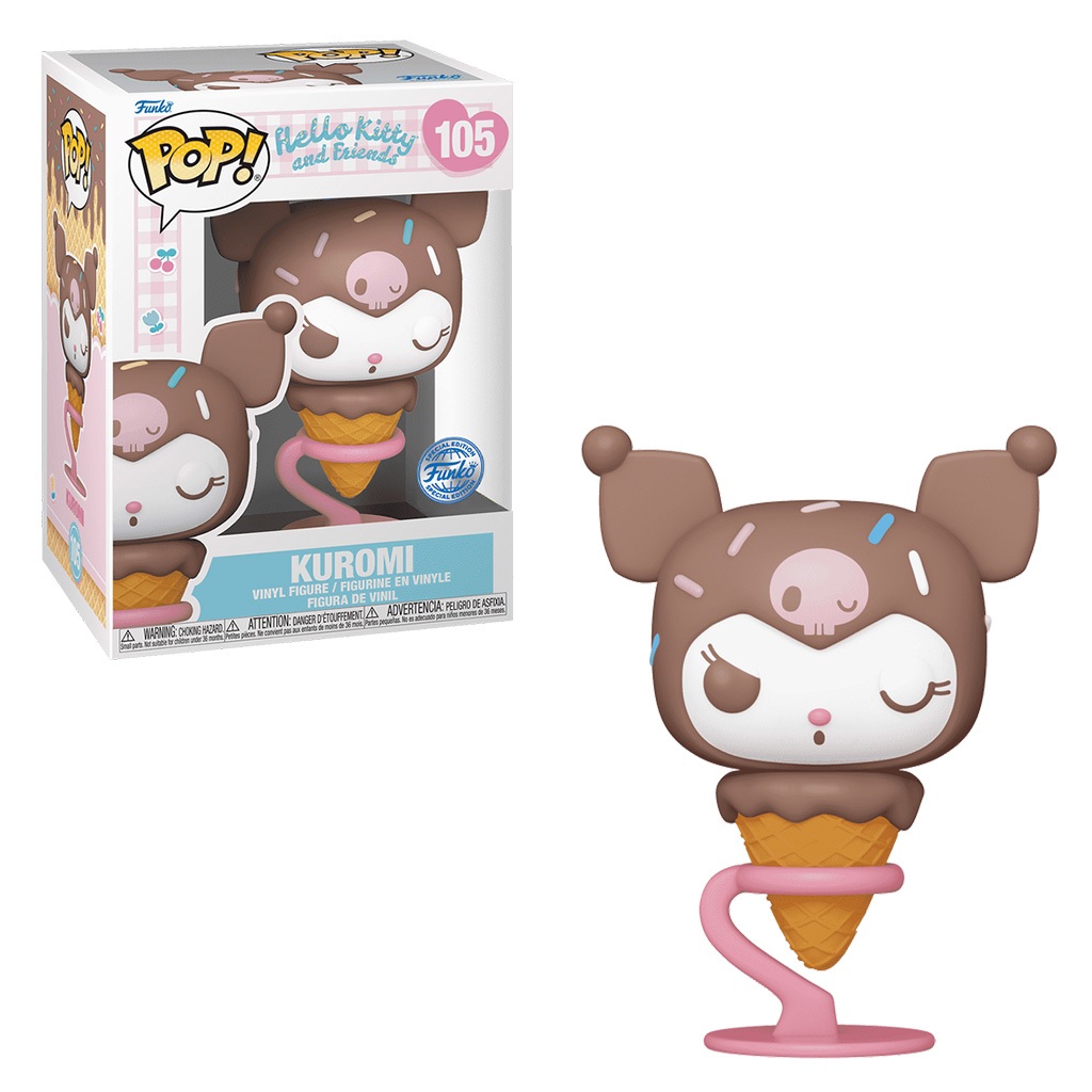 FUNKO POP KUROMI ICE CREAM CONE EX 105 NOVO ORIGINAL em Oferta na Shopee