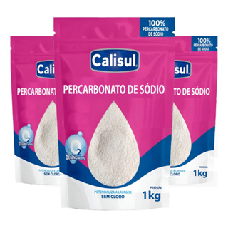 Alvejante Percarbonato de Sódio 100% Puro Tira Mancha Roupa Branca e Colorida Calisul em Oferta na Shopee