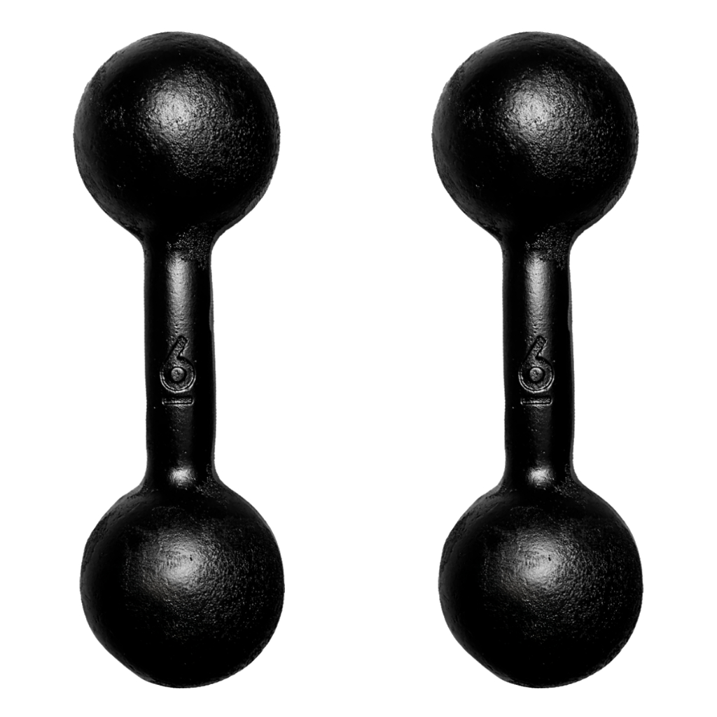 Halter Bola Pintado 6kg Treino Musculação Peso Livre Exercícios Academia