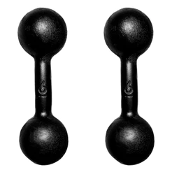 Halter Bola Pintado 6kg Treino Musculação Peso Livre Exercícios Academia