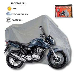 Capa de Moto 100% Impermeável Com Proteção Uv Riscos Chuva Sol Poeira Tamanho Único em Oferta na Shopee