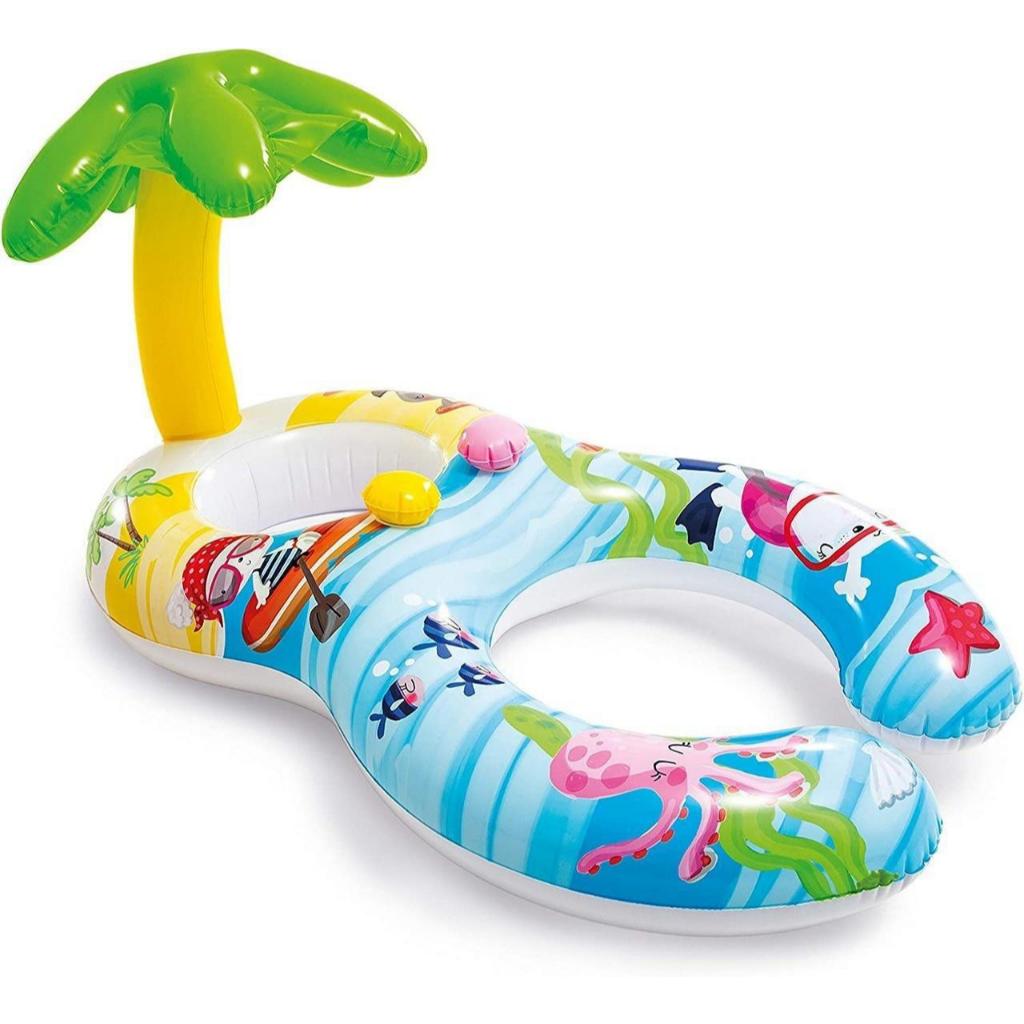 Bóia Infantil Intex com Palmeira Mamãe Bebê Inflável – Diversão e Proteção na Piscina