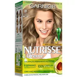 Tinta De Cabelo Nutrisse Creme 81 Louro Paixão Nacional