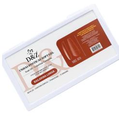 Unhas Postiças Soft Gel Bailarina Alongada Transparente D&Z – 500 Peças em 12 Tamanhos