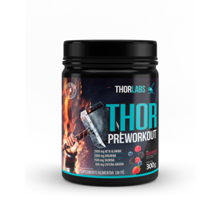 Pré Treino em Pó Thor 200mg de Cafeína Pote 300g - Thorlabs em Oferta na Shopee