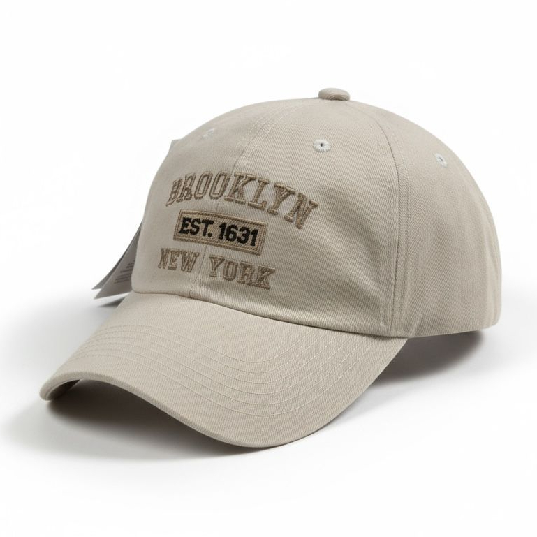 Boné Brooklyn Unissex Aba Curva Ajustável Confortável Estilo NY New York