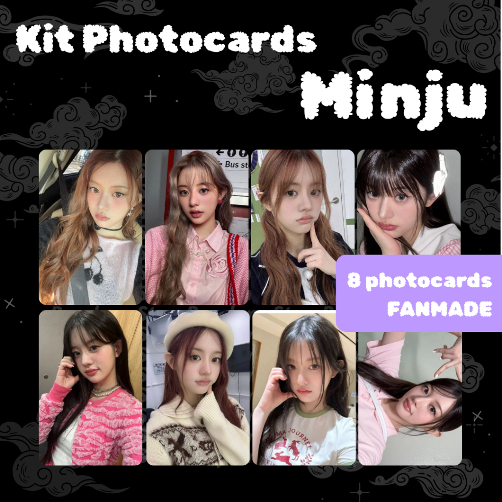 Minju Selca Photocards Illit Kpop Fanmade em Oferta na Shopee