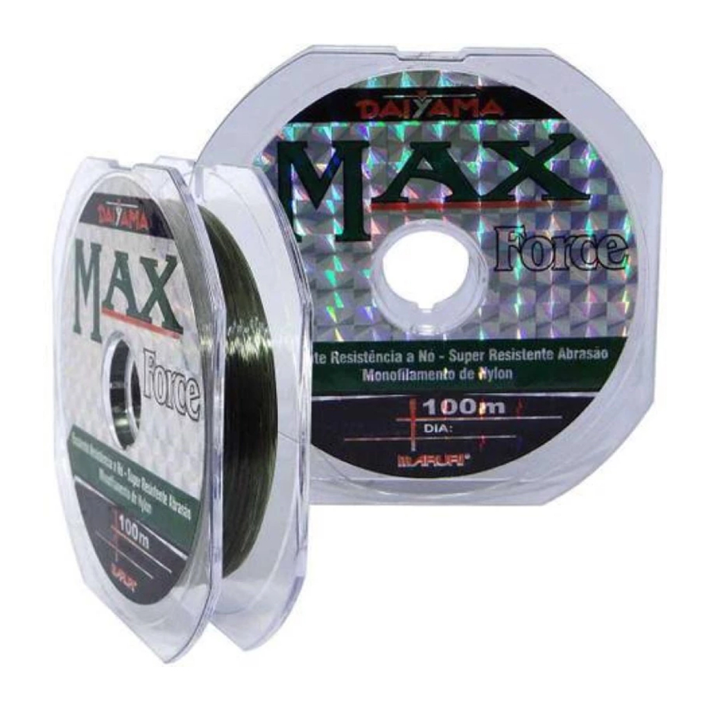 Linha Monofilamento Pesca Max Force Maruri – Vários Diâmetros