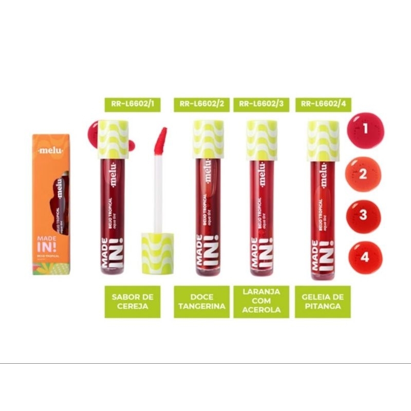 Aqua tint Beijo Tropical Melu Made In!