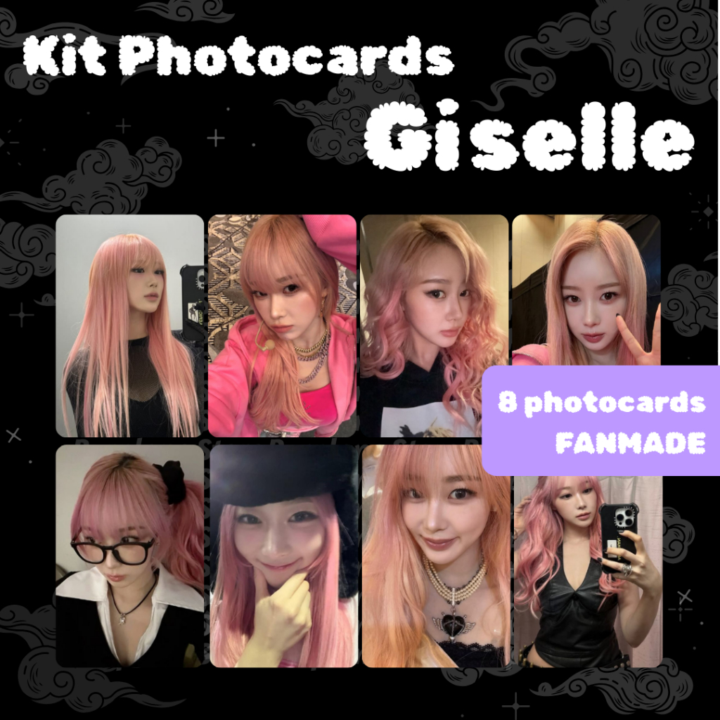 Photocards Giselle Aespa Kpop Fanmade