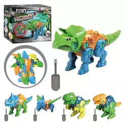 Dino Monta e Desmonta Mega Dino Robô 10cm Sortido - Art Brink