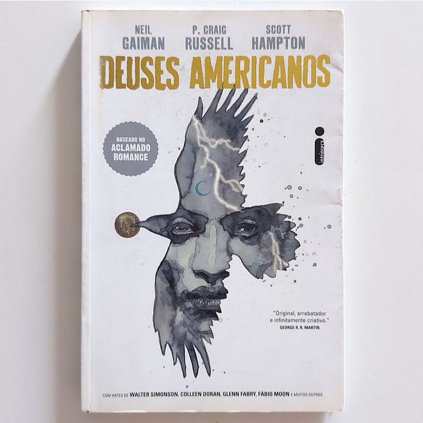 Livro Deuses Americanos Sombras V1 1a Ed. 2018 Neil Gaiman / P. Craig Russel / Scott Hampton