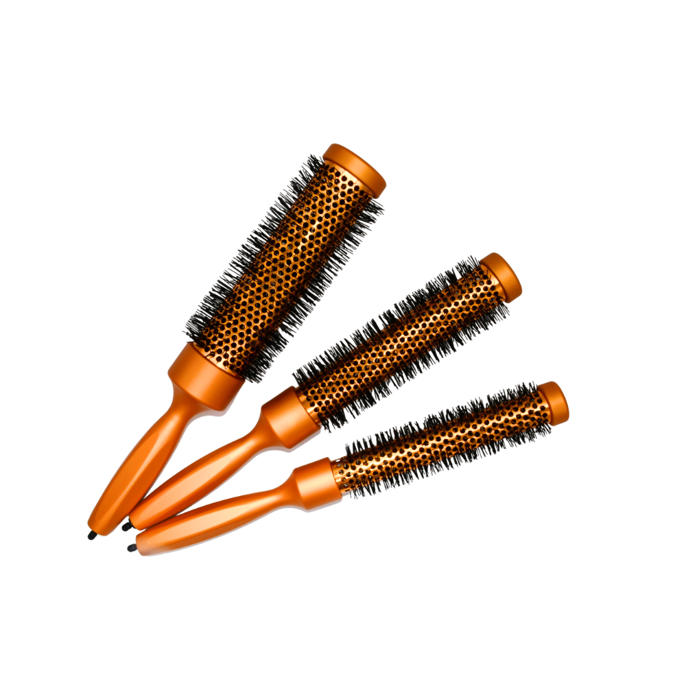 Escovas Profissionais Longas 33cm para Modelagem de Cabelo com Cabo Siliconizado em Oferta na Shopee