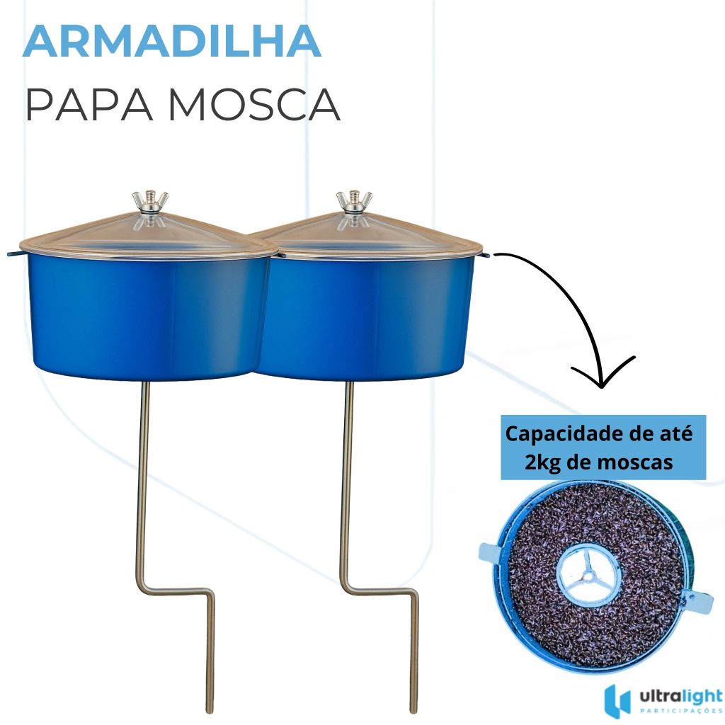 Kit 2 Armadilha Papa Mosca Para Captura De Mosca em Oferta na Shopee