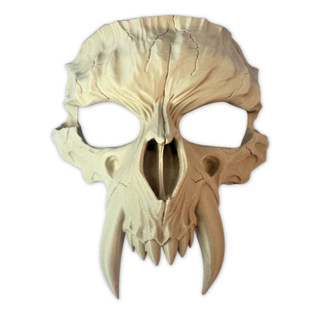Máscara Shao Kahn | Impressão 3D | Mortal Kombat Cosplay Colecionável | 20cm
