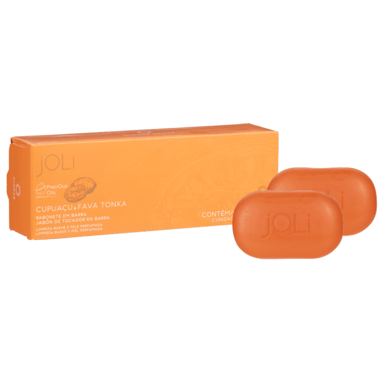 Sabonete em Barra Joli Cupuaçu e Fava Tonka com 2 Unidades 90g Hinode