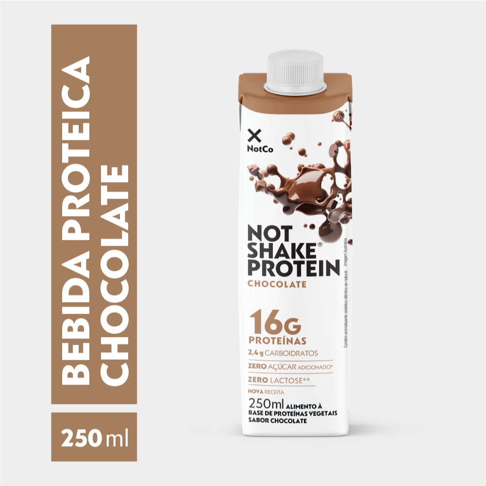 Bebida Proteica NotCo NotShake Protein 16g Chocolate 250ml em Oferta na Shopee