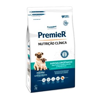 Ração Premier Nutrição Clínica Hipoalergênico para Cães de Pequeno Porte  2kg em Oferta na Shopee