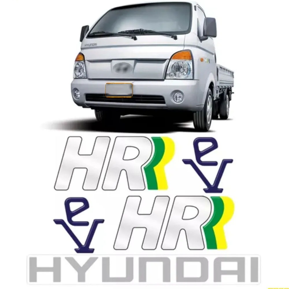 Kit Adesivos Caminhão Para Hr Ev Capô + Lateral Resinado em Oferta na Shopee