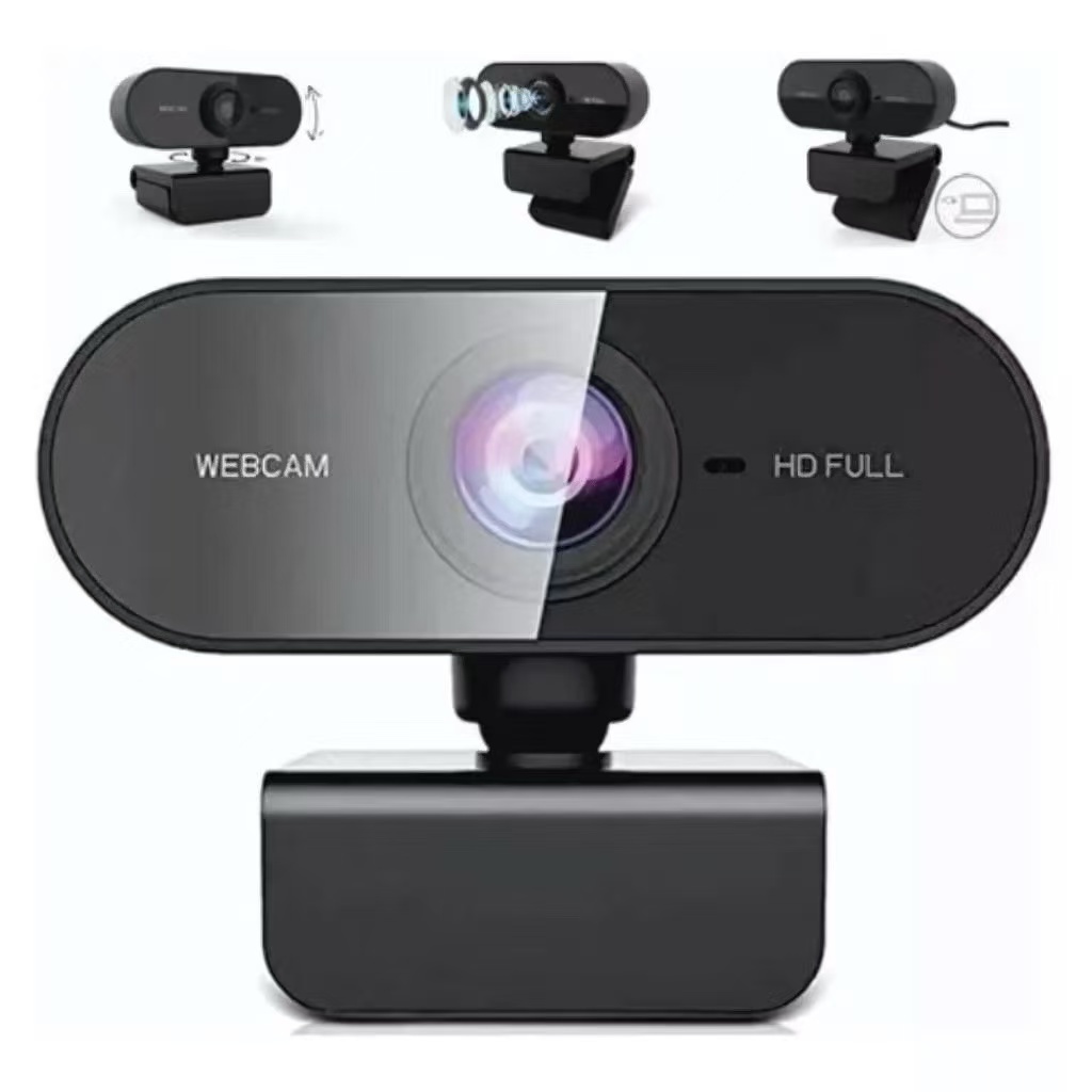 Webcam Câmera Computador Full HD 1080x1920p 2MP USB Plug Play Microfone Embutido