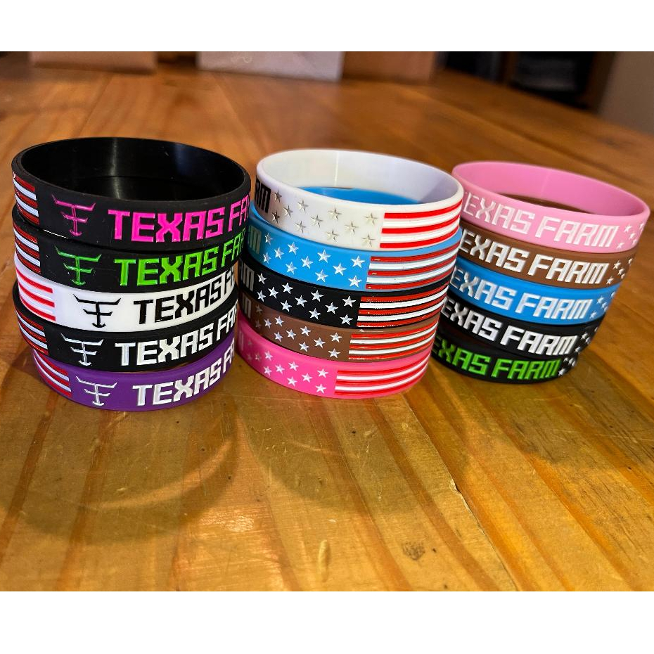 Pulseira Texas Farm Silicone em Oferta na Shopee