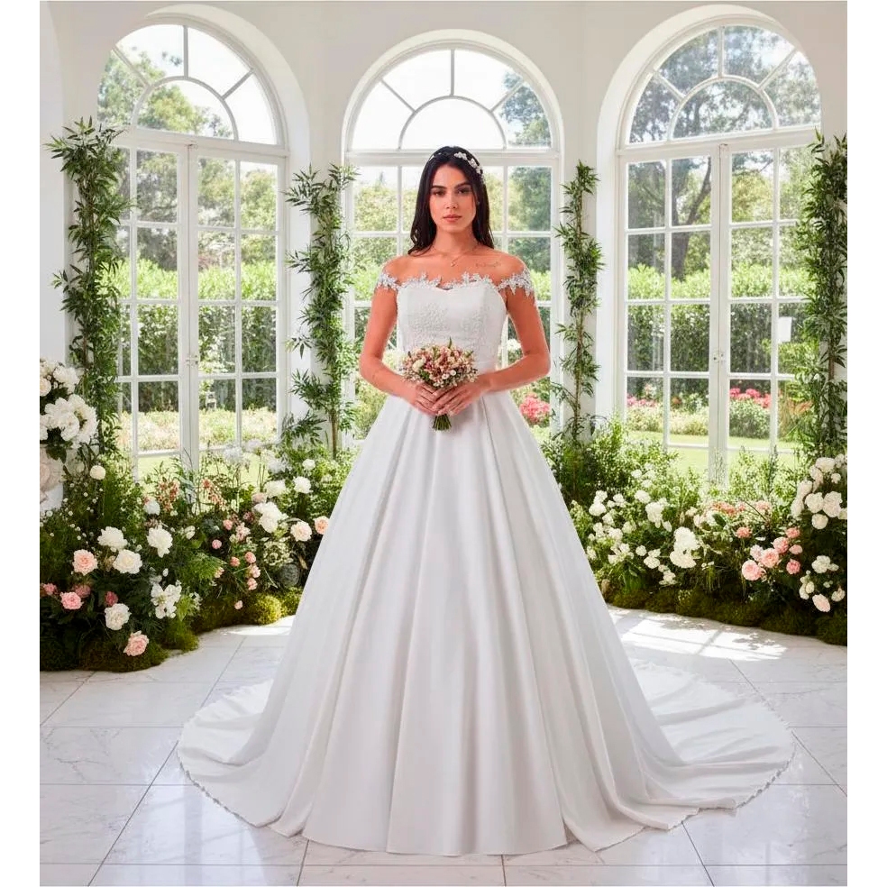 Vestido de Noiva com Cauda - Comprar com Melhor Preço em Vestidos de Casamento