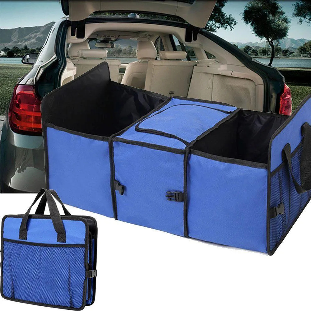 Caixa Organizador Porta Mala Dobrável Divisória Térmica Cooler Feira Multiuso Carro Veículo PROMOÇÃO