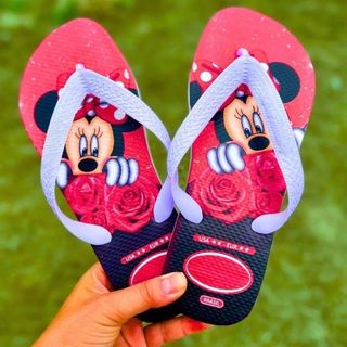 Sandália Feminina do 33 ao 40 Chinelo Tira grossa Varias Estampas
