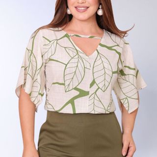 Blusa Elegante Feminina Blusinha Decote Gola em V Manga Morcego Primavera Verão Feminino em Crepe de Seda Casual Chique em Oferta na Shopee