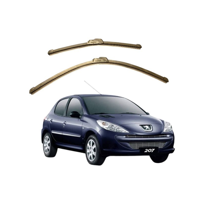 Par Palheta Limpador Parabrisa Dianterios Peugeot 206 207 1998 À 2014