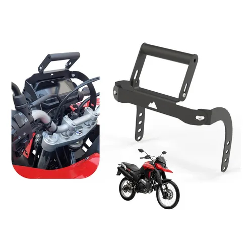Suporte tubular GPS celular carplay Lander 250 Crosser 150 Bros 160 2025 2024 2023 22 21 20 19 18 17 em Oferta na Shopee