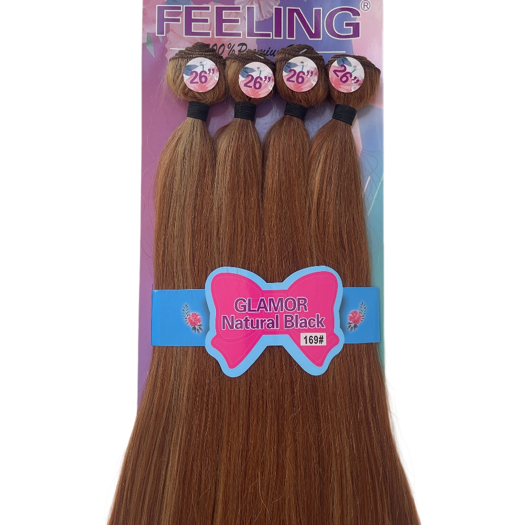 Cabelo 50% Humano 50% Orgânico - Glamor - Platinum - Super Star
